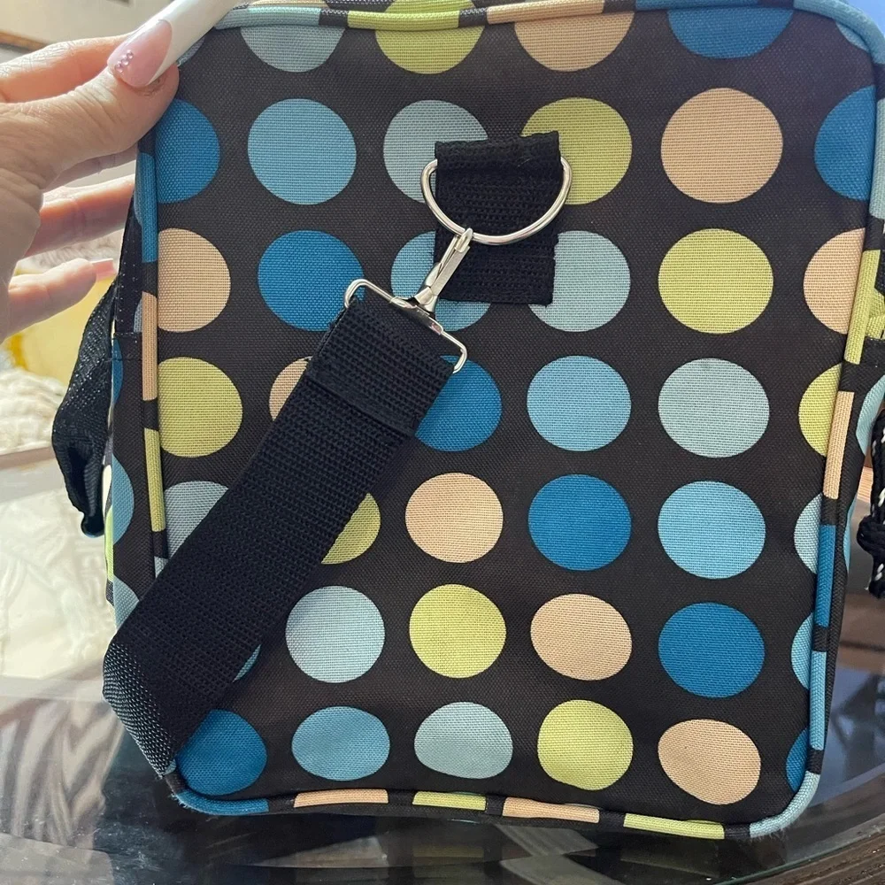 Rockland travel bag duffel luggage polka dot 19” tote casual contemporary bag​​​ - Picture 3 of 6